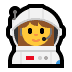 👩‍🚀 woman astronaut display on Windows